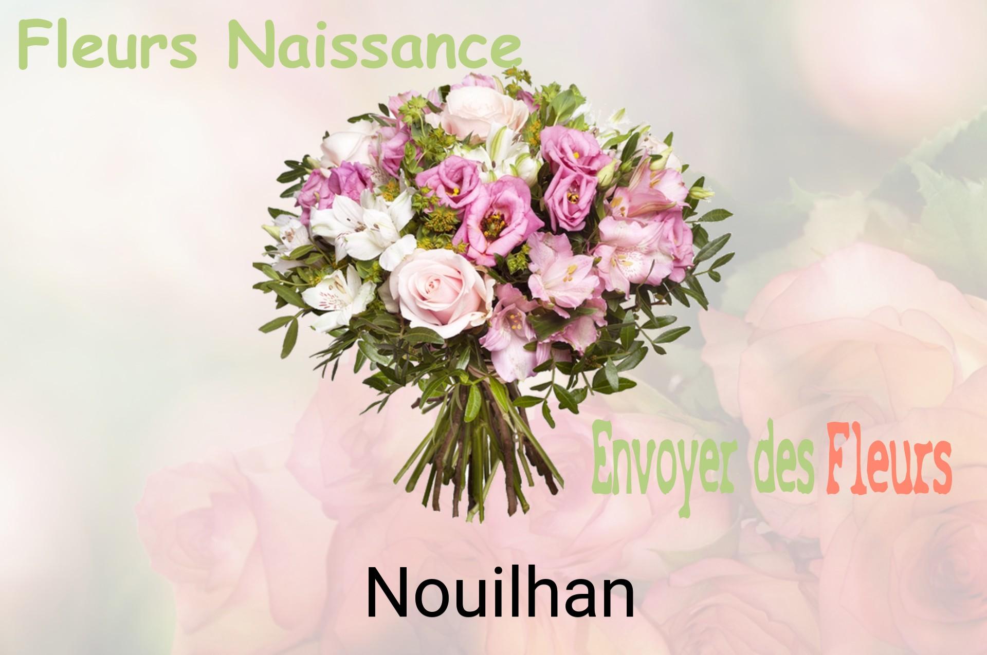 Bouquet de fleurs de naissance livré à Nouilhan